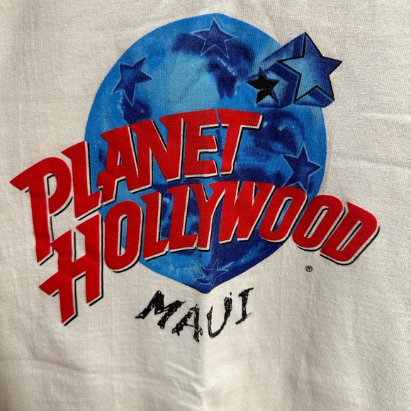 Vintage 90's Planet Hollywood Maui T-shirt Medium Made in USA - Picture 2 of 4